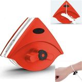 Mıknatıslı Çift Cam ve Pencere Uyumlu Üçgen Model Kademe Ayarlı 3-30 mm Cam Silme Aparatı