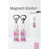 Mıknatıslı Dekoratif Şişe Açacağı – Çiçekli Tasarım, Buzdolabı Magnetli, Pratik Ve Şık 722322