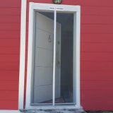 Mıknatıslı Fiberglass Yanmaz Tül Otomatik Kapı Sinekliği renk-olcu-siyah-90x210