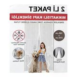 Mıknatıslı Kapı Sinekliği, 105X210 cm Boyutunda, 2'li Paket