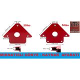 Mıknatıslı Kaynak Gönyesi 25Lbs-50Lbs 2Li Set Manyetik Açılı