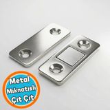Mıknatıslı Küçük Metal Çıt Çıt Kapı Pencere İçin Sineklik Kümes Pencere Ve Kapıları İçin Tutucu