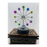Mıknatıslı Manyetik Dönme Dolap Denge Topu, Newton Kinetic Orbital, 23 cm Yükseklik, Renkli