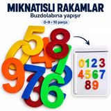 Mıknatıslı Rakamlar 0-9 Arası Eğitici Oyuncak