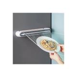 Mıknatıslı Streç Film Folyo Yağlı Kağıt Dispenseri Çift Yönlü Bıçaklı 30 Cm Rulo Kesici