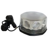 Mıknatıslı Tepe Lambası Cree Ledli Yuvarlak Kırmızı Mavi 12v / Laık110