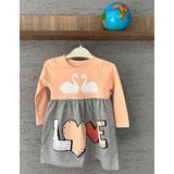 Mikoz Kids Kız Çocuk Uzun Kollu Elbise (SOMON, 5 YAŞ)