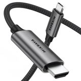 Mikrava Usb C Hdmı Kablo (4K@60Hz,2K@120Hz,1080P@165Hz) Hdr Hdcp Type C To Hdmı 2.0 [Thunderbolt 5/4/3, Dex Mode Uyumlu], İphone 15/16/17 Pro, Macb