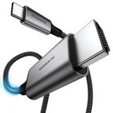 Mikrava Usb C Hdmı Kablo (8K@60Hz,4K@240Hz,2K@360Hz) Hdr Hdcp Type C To Hdmı 2.1 [Thunderbolt 5/4/3, Dex Mode Uyumlu], İphone 15/16/17 Pro, Macbook