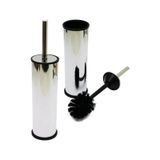 Mikro-1 Eko Metal Klozet Wc Fırça Seti Düz Kapak 4490