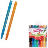 Mikro 12 Renk Tam Boy Mum Boya MB-12 Kırtasiye Ürünü 12 Parça Renkli Set