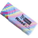 Mikro 1914 Mixed Colorfull Pvc Kılıflı Soft Dikdörtgen Silgi - Tekli - Karışık-Çok Renkli