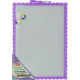Mikro 21.5X28 Çift Taraflı Manyetik Yazı Tahtası (JL-115) - Mor