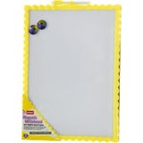 Mikro 21.5X28 Çift Taraflı Manyetik Yazı Tahtası (JL-115) - Sarı
