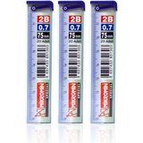 Mikro 2b 75 mm Cetvelli 0 7 Uç - 3 Tüp - 1 - Çok Renkli