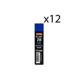 Mikro 2b-Hi Polymer Kalem Ucu Flat Min 12 Adet