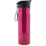 Mikro 500 ml Çelik Matara mt 2850 Sızdırmaz Tasarım ve Dayanıklı Yapı ile Taşınabilir - 1 Adet - Mor - Koyu Pembe