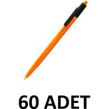 Mikro 60 Adet Basmalı Tükenmez Kalem Kahveci Kalemi Siyah M-33
