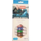 Mikro Akrilik Boya Tüp 12 Renk 9 ml Akrilik Boya 1 Paket