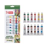 Mikro Akrilik Boya Tüp 12LI - 2 Paket - Çok Renkli