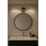 Mikro Aydınlatma Samsung Ledli Dekoratif Banyo Duvar Ayna Tablo Aydınlatma Aplik siyahkasa günışığı 60cm(pilli değil)