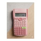 Mikro Bilimsel Fonksiyonlu Hesap Makinesi - 240 Fonksiyonlu - 10+2 Haneli ( Koruyucu Kapaklı ) - PEMBE