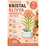 Mikro Blok Kristal Klivya Çiçek Lego - Lego Setleri Mini Lego - Çiçek Lego - Blossom Çiçek Lego Vitrin