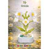 Mikro Blok Orkide Çiçek Lego - Lego Setleri Mini Lego - Çiçek Lego - Blossom Çiçek Lego