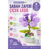 Mikro Blok Sabah Zaferi Çiçek Lego - Lego Setleri Mini Lego - Çiçek Lego - Blossom Çiçek Lego Vitrin