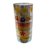 Mikro BNT-1243 Hologramlı Desenli Bant 5' Li 1 Paket - Karışık-Çok Renkli - 1 Adet