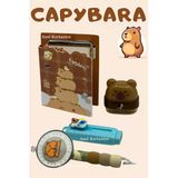 Mikro Cappybara Not Defteri Versatil Kalem