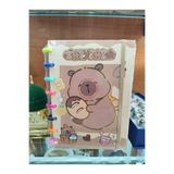 Mikro CAPYBARA TELLİ LASTİKLİ BLOKNOT