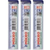 Mikro Cetvelli Kalem Ucu 0.7 mm 3lü