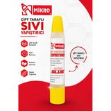 Mikro Çift Taraflı Sıvı Yapıştırıcı Güçlü Yapışma Hızlı Kuruyan Kağıt Karton Ahşap El İşi Tutkalı 1 Adet