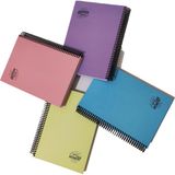 Mikro Cool Pastel 17*24 120YAPRAK Spiralli Kareli Defter 1724CPK (1 Adet)