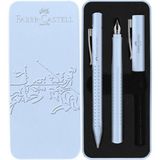 Mikro Faber-Castell Grip 2011 Hediye Seti Dolma Kalem + Tükenmez Kalem Gök Mavisi - YOk