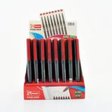 Mikro Fineliner 0.4 Mm Keçeli Kalem Standlı Kalem Kırmızı M2028-48 (48 Li Paket)
