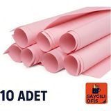 Mikro Fon Kartonu 10 Adet 50X70 - Pembe - Açık Pembe