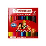 Mikro Gold 12li Kuru Boya Kısa 2 Adet