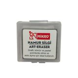 Mikro HAMUR SİLGİ-ART ERASER 1 ADET GRİ (PLASTİK KUTULU)