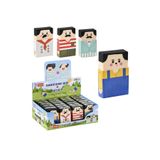 Mikro Handsome Figürlü 3D Silgi 3 Adet - Sildikçe Kelleşen Silgi