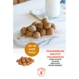 Mikro Herküller Glutensiz Rafine Şekersiz Tarçınlı Öpücük Kurabiyesi 125 gr/Filizlendirilmiş Un/Sade Yağlı/Katkısız