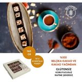 Mikro Herküller Zirve Artizan Vegan Glutensiz Rafine Şekersiz %70 Bitter Belçika Çikolatası 16’lı Paket 160 g - 160 gr