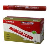 mikro k-6019 tahta kalemi kartuşu kırmızı 24 lü (1 paket 24 adet) - YOk