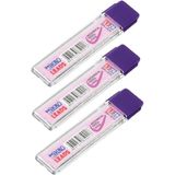 Mikro Kalem Ucu 2b 0 5 mm 3 Adet Mekanik Uçlu Otomatik Kurşun Kalem Ucu 2b 60 mm x 0 5 mm Siyah Mikro Uç Kısa - 3'lü - 0,5 mm