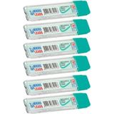 Mikro Kalem Ucu 2b 0 7 mm 6 Adet Mekanik Uçlu Otomatik Kurşun Kalem Ucu 2b 60 mm x 0 7 mm Siyah Mikro Uç Kısa - 6'lı - 0,7 mm