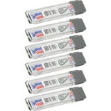 Mikro Kalem Ucu 2b 0 9 mm 6 Adet Mekanik Uçlu Otomatik Kurşun Kalem Ucu 2b 60 mm x 0 9 mm Siyah Mikro Uç Kısa - 6'lı - 0,9 mm
