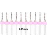 Mikro Karbür Pcb Matkap Ucu Metal Cnc Sondaj 10LU Set 1.45MM - Altın