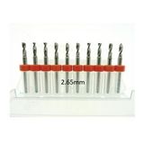 Mikro Karbür PCB Matkap Ucu Metal CNC Sondaj 10lu Set 2.65mm
