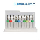 Mikro Karbür Pcb Matkap Ucu Metal Cnc Sondaj 10Lu Set 3.1-4.0Mm